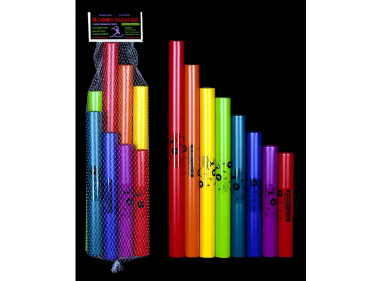 Boomwhackers BW-DG diatonisk (C-dur) Melodisk rytmeinstrument (8 rør) 